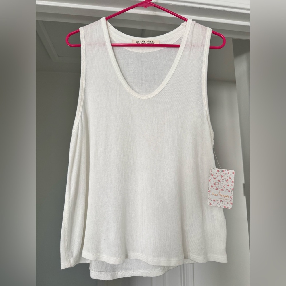 NWT We The Free White Tank Size Small